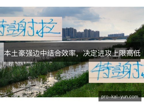 本土豪强边中结合效率，决定进攻上限高低